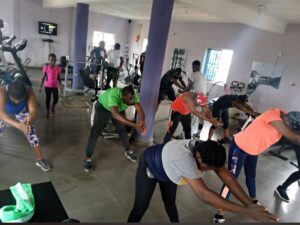 Workout session at Sarex Gym & Spa